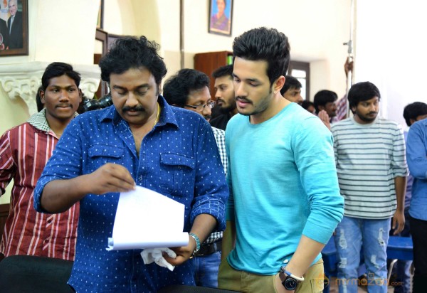  Akhil Movie Working Stills 