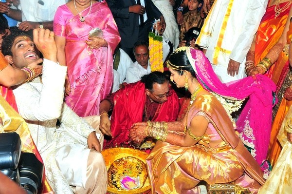 Allu Arjun, Sneha Reddy Wedding Photos