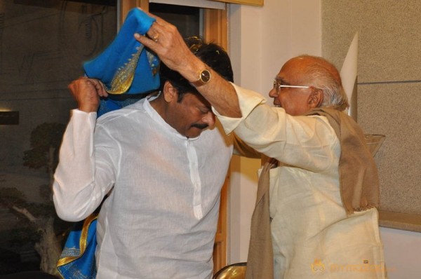 ANR felicitating Megastar chirangeevi Photos