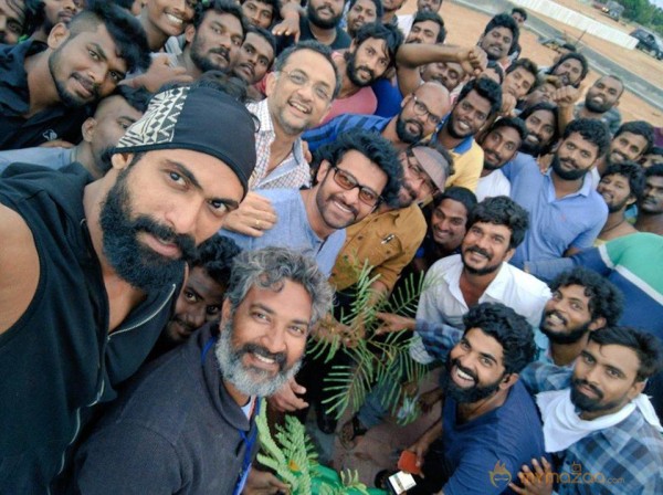 Baahubali Team participated in Haritha Haram Program | Prabhas, Rana and SS Rajamouli