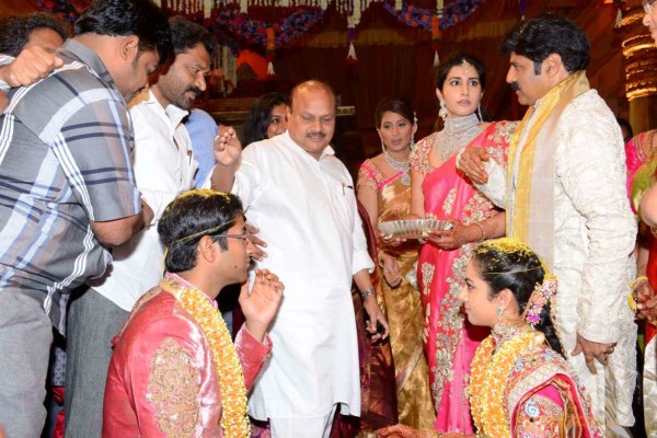 BalaKrishna Daughter Tejeswini Marriage Photos