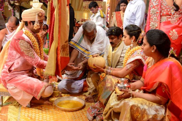 BalaKrishna Daughter Tejeswini Marriage Photos