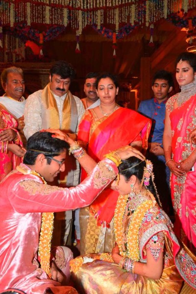 BalaKrishna Daughter Tejeswini Marriage Photos