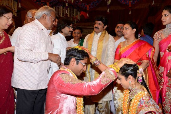 BalaKrishna Daughter Tejeswini Marriage Photos