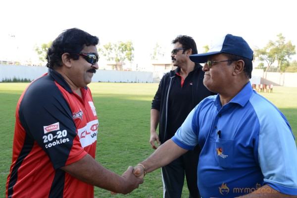 CCL 3 Telugu Warriors Team Practising At Ranchi 