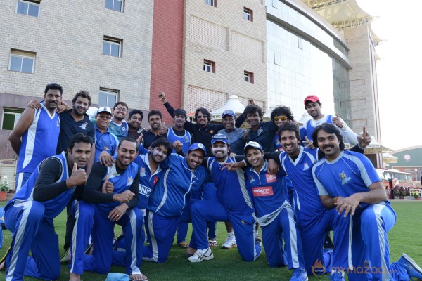 CCL 3 Telugu Warriors Team Practising At Ranchi 