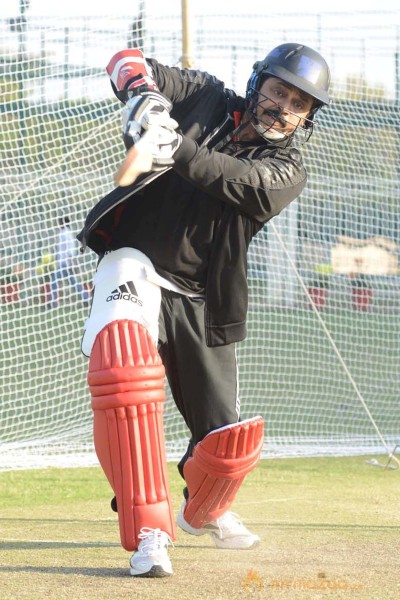 CCL 3 Telugu Warriors Team Practising At Ranchi 