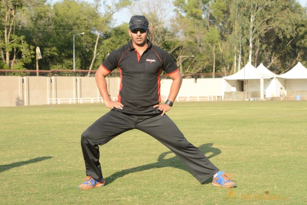 CCL 3 Telugu Warriors Team Practising At Ranchi 