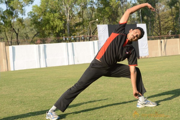 CCL 3 Telugu Warriors Team Practising At Ranchi 