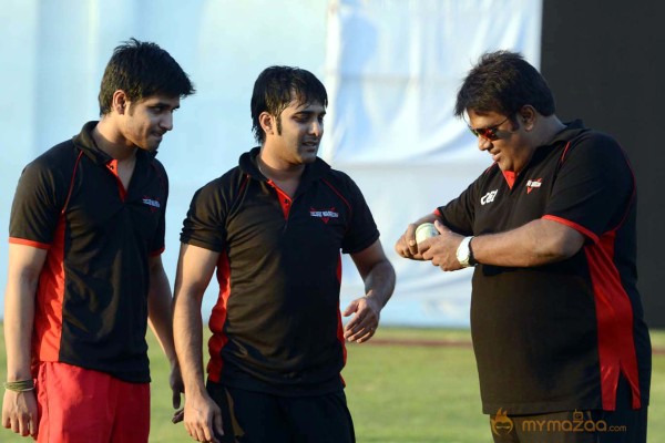 CCL 3 Telugu Warriors Team Practising At Ranchi 