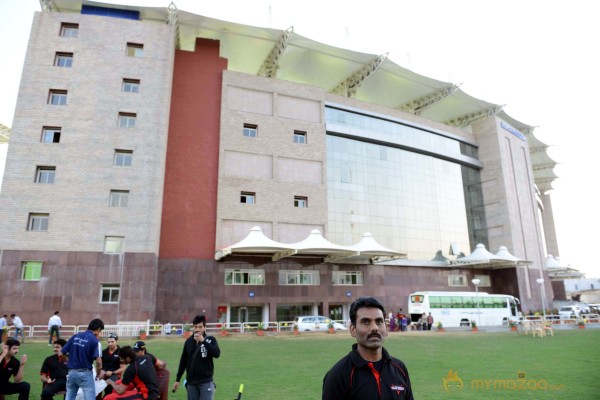 CCL 3 Telugu Warriors Team Practising At Ranchi 