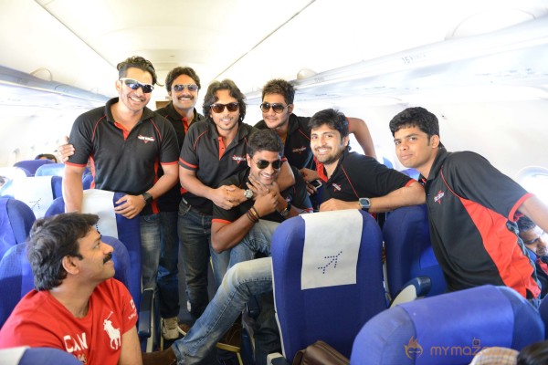 CCL 3 Telugu Warriors Team Practising At Ranchi 