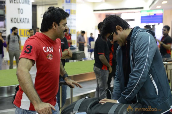 CCL 3 Telugu Warriors Team Practising At Ranchi 