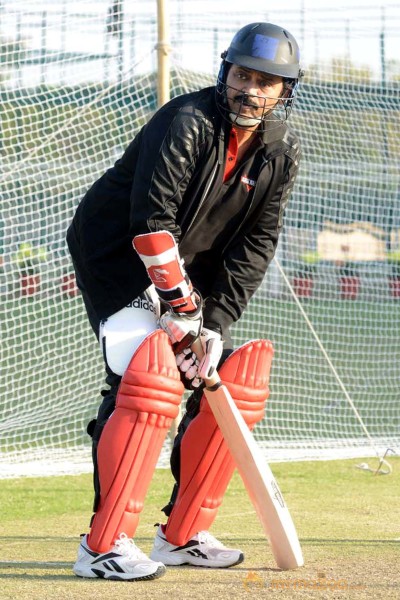 CCL 3 Telugu Warriors Team Practising At Ranchi 