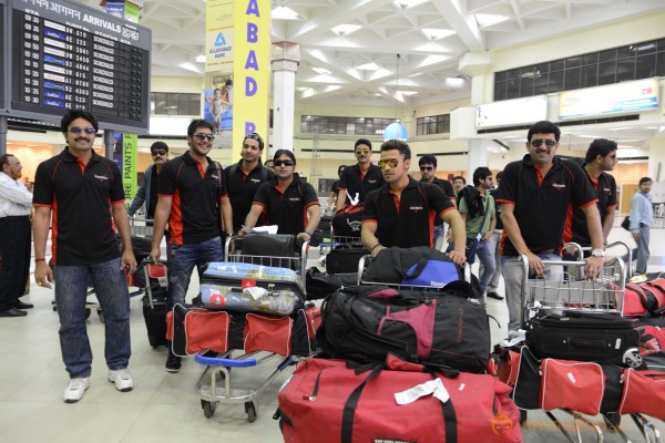 CCL 3 Telugu Warriors Team Practising At Ranchi 