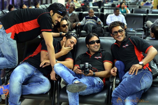 CCL 3 Telugu Warriors Team Practising At Ranchi 