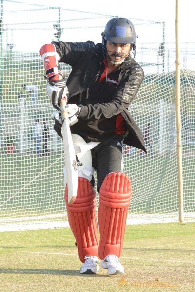 CCL 3 Telugu Warriors Team Practising At Ranchi 