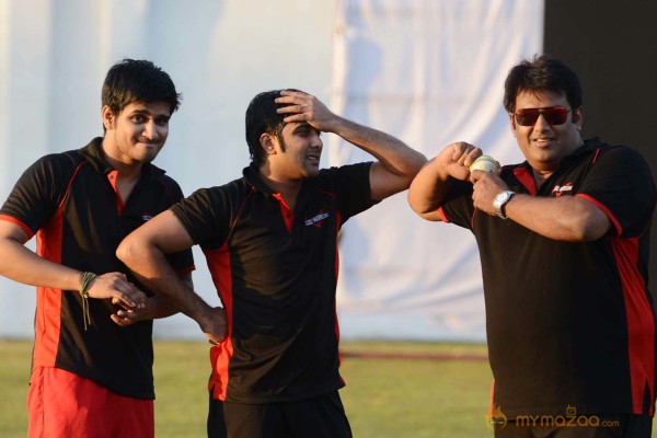 CCL 3 Telugu Warriors Team Practising At Ranchi 