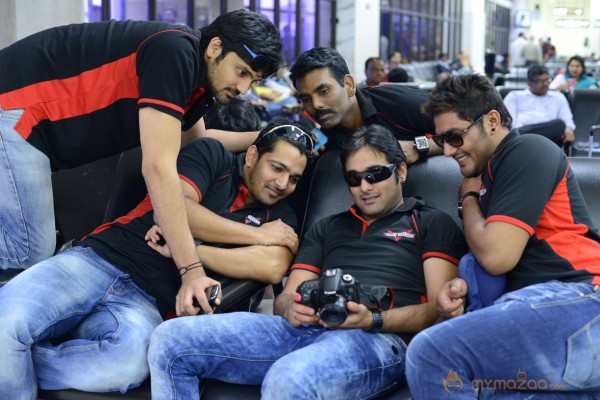 CCL 3 Telugu Warriors Team Practising At Ranchi 