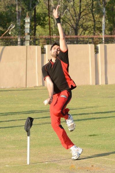 CCL 3 Telugu Warriors Team Practising At Ranchi 