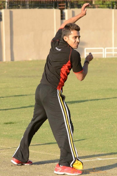 CCL 3 Telugu Warriors Team Practising At Ranchi 