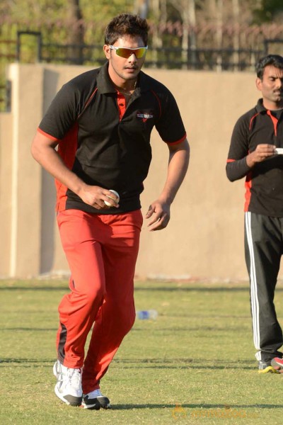 CCL 3 Telugu Warriors Team Practising At Ranchi 