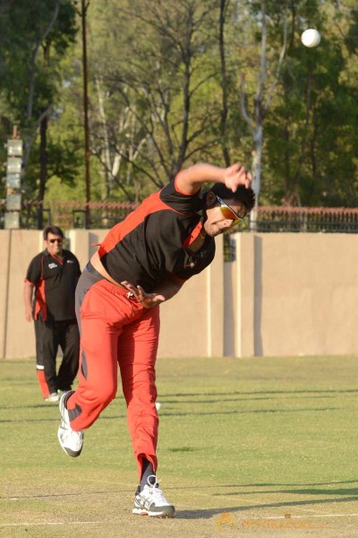 CCL 3 Telugu Warriors Team Practising At Ranchi 