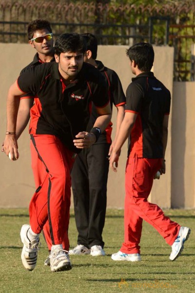 CCL 3 Telugu Warriors Team Practising At Ranchi 