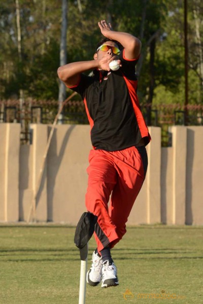 CCL 3 Telugu Warriors Team Practising At Ranchi 