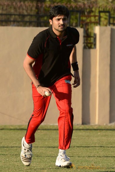 CCL 3 Telugu Warriors Team Practising At Ranchi 