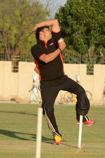 CCL 3 Telugu Warriors Team Practising At Ranchi 