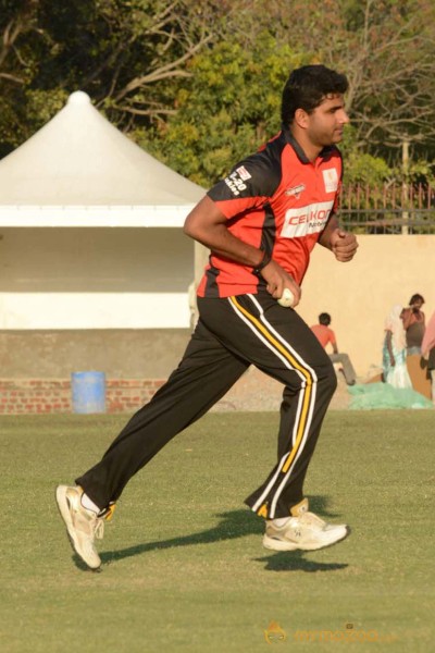 CCL 3 Telugu Warriors Team Practising At Ranchi 