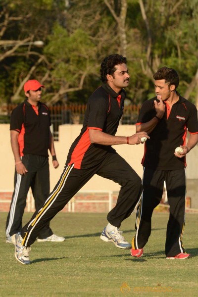 CCL 3 Telugu Warriors Team Practising At Ranchi 