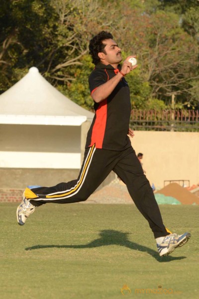 CCL 3 Telugu Warriors Team Practising At Ranchi 