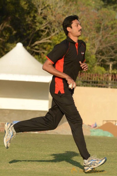 CCL 3 Telugu Warriors Team Practising At Ranchi 