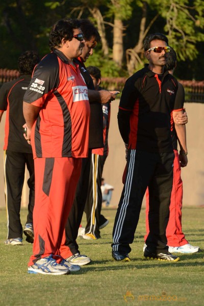 CCL 3 Telugu Warriors Team Practising At Ranchi 