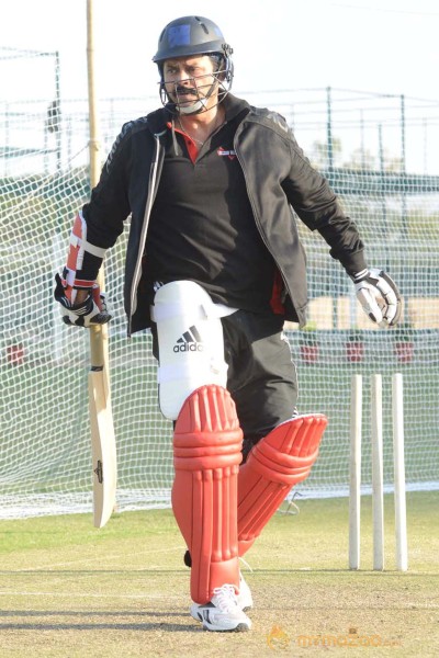 CCL 3 Telugu Warriors Team Practising At Ranchi 