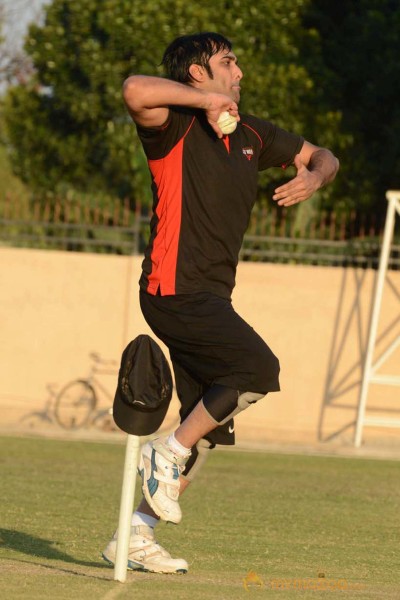 CCL 3 Telugu Warriors Team Practising At Ranchi 