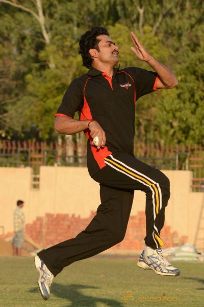 CCL 3 Telugu Warriors Team Practising At Ranchi 