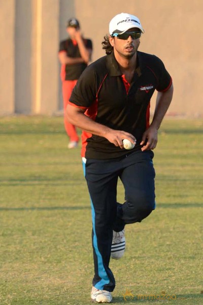 CCL 3 Telugu Warriors Team Practising At Ranchi 