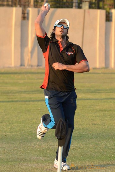 CCL 3 Telugu Warriors Team Practising At Ranchi 