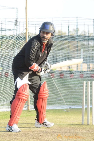 CCL 3 Telugu Warriors Team Practising At Ranchi 