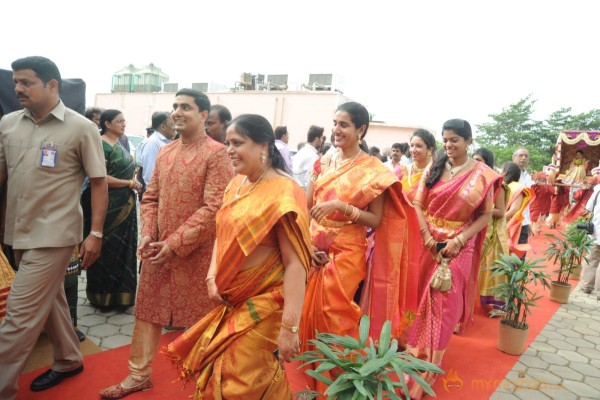 Celebs At Bala Krishna Daughter Marriage Photos