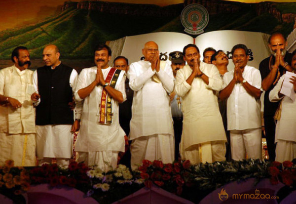 Chirajeevi At Telugu Mahasabhalu 2012 Photos