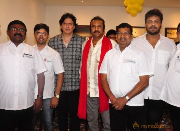 Manchu Mohan Babu Family @ Hotel Junior Kuppanna Release Stills