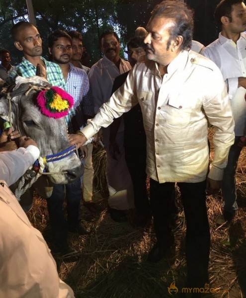 Mohan Babu visited Bull Show Event Stills