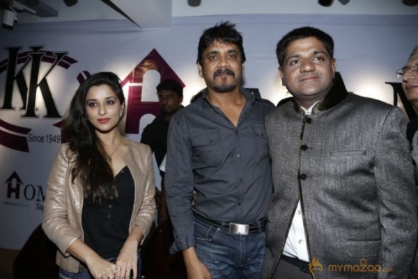 Nagarjuna and Madhurima Launch Home Mart