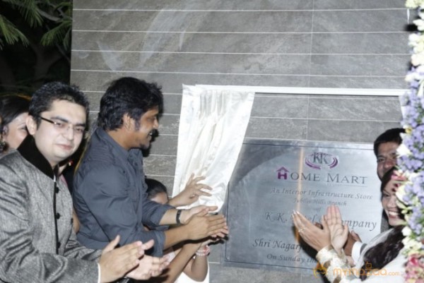 Nagarjuna and Madhurima Launch Home Mart