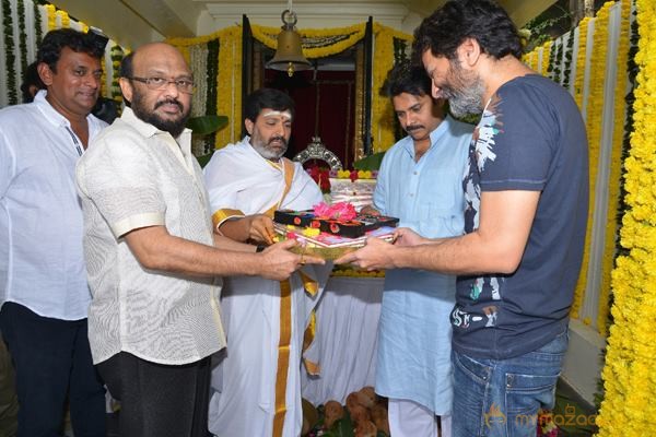 Pawan Kalyan and Trivikram Movie Launch Photos