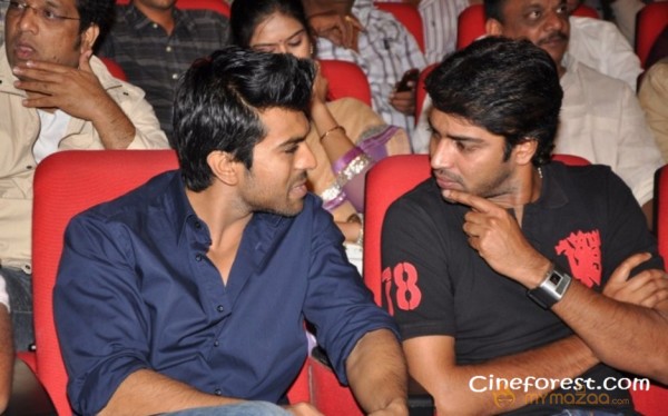 Ram Charan At Yamudiki Mogudu Audio Launch Pics